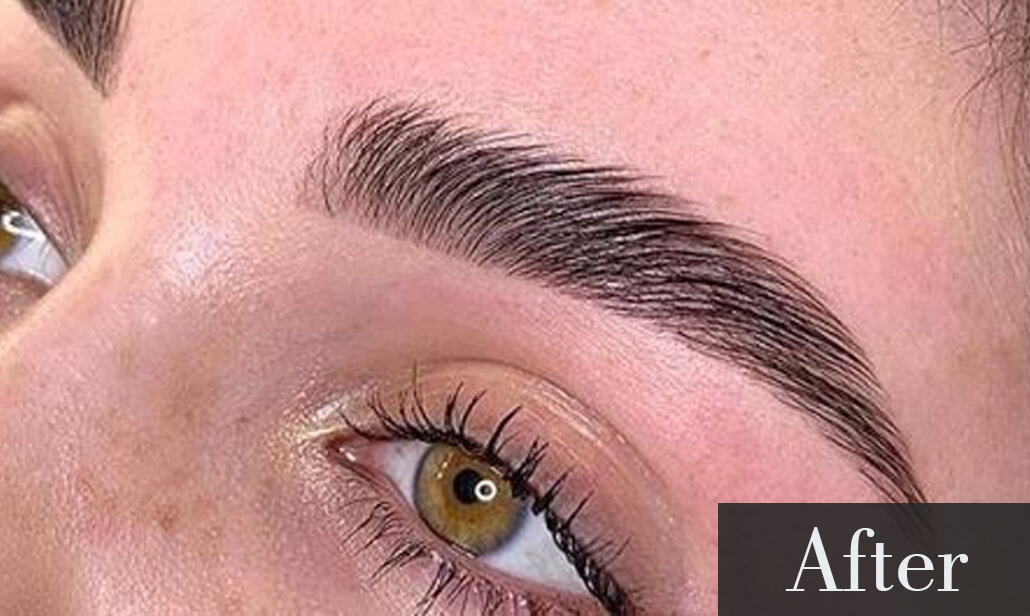 After Brow Lamination