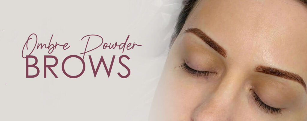 Ombre Powder Brows Banner